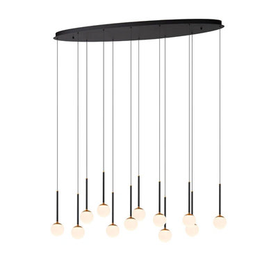 Lucide Calina Led Bar Ceiling Pendant Light Black from B&Q