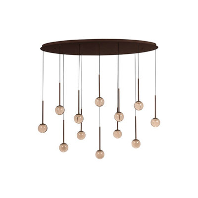Lucide Calina Led Bar Ceiling Pendant Light Coffee from B&Q