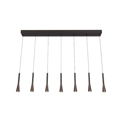 Lucide Joakim 1300 Led Bar Ceiling Pendant Light Coffee from B&Q
