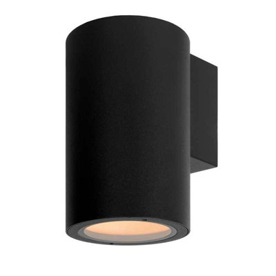 Lucide Volantis Outdoor Wall Light Black from B&Q