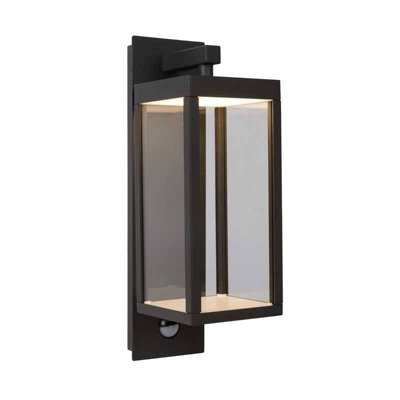 B&Q -  Clairette Led Outdoor Wall Light With Pir Sensor Anthracite