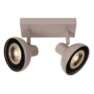 Lucide Sensas 2 Light Spotlight Bar White from B&Q
