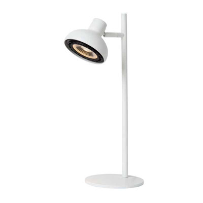 Lucide Sensas Modern Table Lamp 18Cm1Xgu10White from B&Q