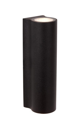 Lucide Akra Wall Outdoor - Led 2700K Ip54 - Light/Black