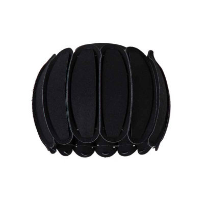 Lucide Spencer Flush Ceiling Light Black from B&Q