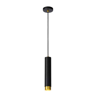 Lucide Floris Single Pendant Black from B&Q