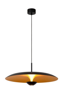 Lucide Premium Kenneth Pendant Light Diameter 60Cm Led Dim. 2700KBlack from B&Q