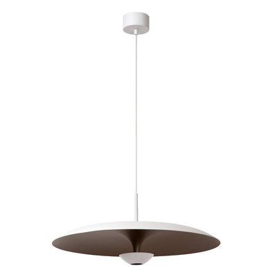 Lucide Kenneth 600 Led Ceiling Pendant Light White from B&Q