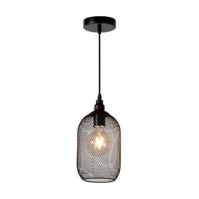 Lucide Mesh 15 Ceiling Pendant Light Black from B&Q