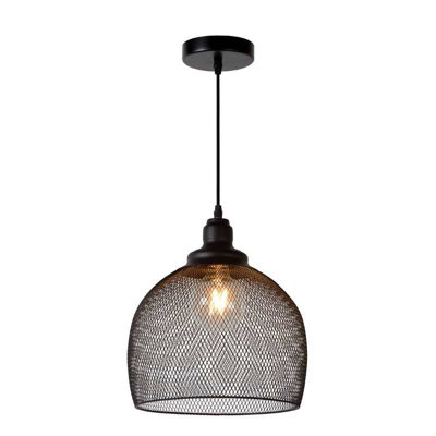 Lucide Mesh 28 Ceiling Pendant Light Black from B&Q