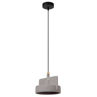 Lucide Ninja Ceiling Pendant Light Grey from B&Q
