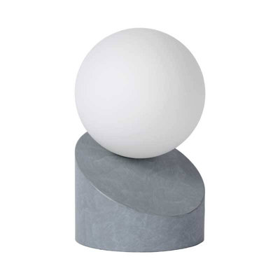 Lucide Len Touch Table Lamp Grey from B&Q