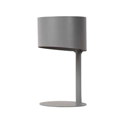 Lucide Knulle Modern Table Lamp 15Cm1Xe14Grey from B&Q