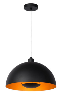 Lucide Siemon Pendant Light Made Of Steel Ø 40 Cm Black - Image 5