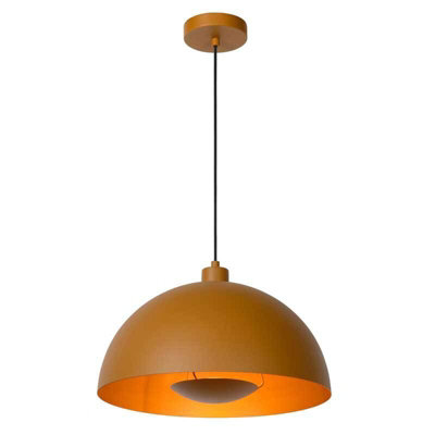 Lucide Siemon Ceiling Pendant Light Yellow from B&Q