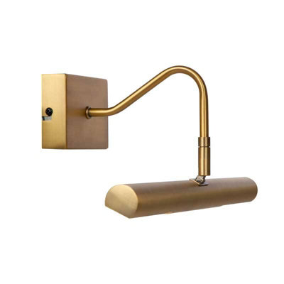 Lucide Vinz Picture Light 360 mm Matt Gold from B&Q