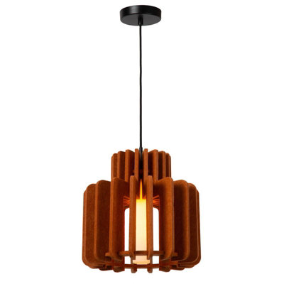 Lucide Rollo 400 Ceiling Pendant Light Terracota 310 mm from B&Q