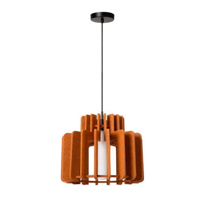 Lucide Rollo 400 Ceiling Pendant Light 400 mm Terracota from B&Q