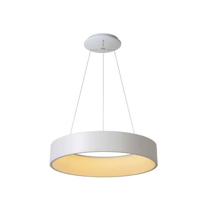 Lucide Talowe Halo Led Ceiling Pendant Light White from B&Q