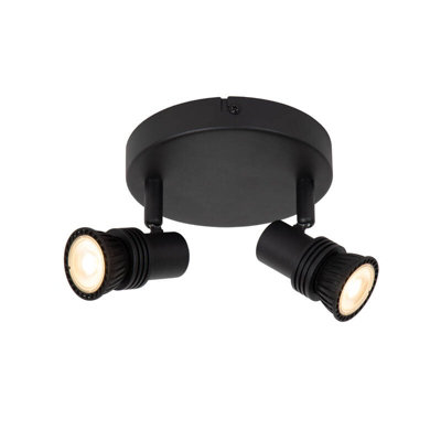 Lucide Kianti 2 Light Spotlight Plate Taupe from B&Q