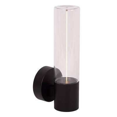 Lucide Filani 287 Led Outdoor Wall Light Black from B&Q