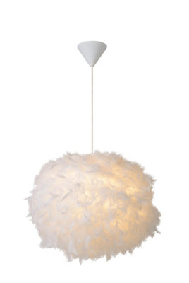 Goosy Soft Modern Pendant Light - Ø 50cm - 1xE27 - White - Image 4