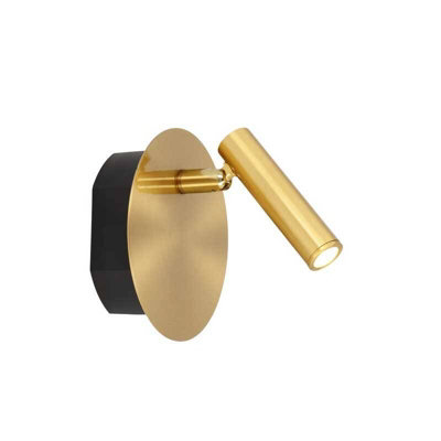 Lucide Jolijn Usb Rechargeable Reading Light Matt Gold from B&Q