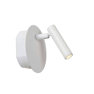 Lucide Jolijn Usb Rechargeable Reading Light White from B&Q