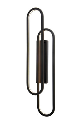 Lucide Thelma Wall LightLed Dim. 2700KBlack from B&Q