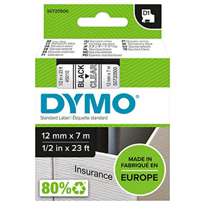 Dymo 45010 Multipurpose Label 12 Mm Width Rectangle Thermal Transfer Glossy Blac - Image 16