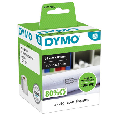 DYMO Authentic LabelWriter Large Address Labels | 2 Rolls - 36 x 89 mm, White - Image 20