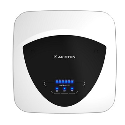 B&Q -  Andris Elite Wifi 10L 2.5Kw Oversink Electric Storage Water Heater White Wall Mounted 4012003