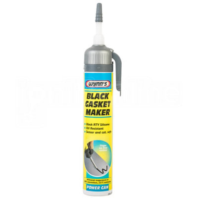 Wynn'S Wynns Black Gasket Maker Rtv Silicone High Temperature Sealant Wy57680 200Ml from B&Q