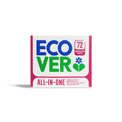 Ecover  All In One Dishwasher Tablets (Pack 72) -  - Image 6