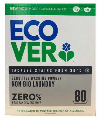 B&Q -  Zero Non-Bio Sensitive Washing Powder 4Kg