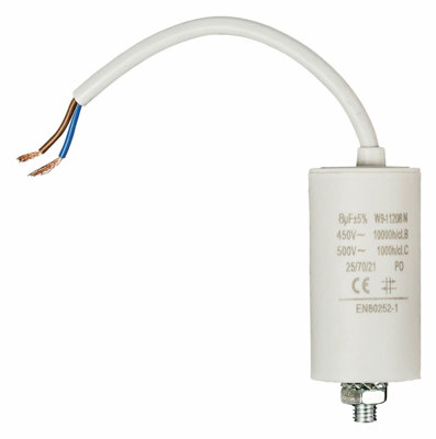 Nedis Motor Capacitor Start Capacitor 450V And Cable 8.0Uf 450 V And Cable from B&Q