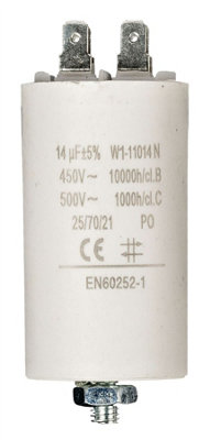 Nedis Fixapart Capacitor 450V  Earth 14.0Uf 450 V  Aarde from B&Q