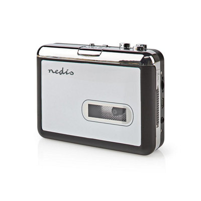 Nedis Portable Usb Cassette Tape Deck To Pc/mp3 ConverterTape Player Captures Mp3 Audio MusicCassette To Mp3 Converter from B&Q