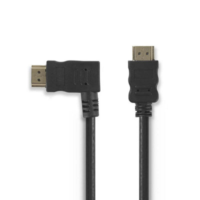 Nedis 1.5M High Speed Hdmi Cable With EthernetAngled Connector Supports 4K from B&Q