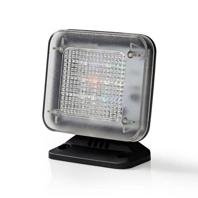 Nedis Light Tv Simulator Eco Friendly Home Security Led Anti-Burglar Deterrent With Timer & Dusk Sensor