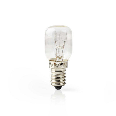 Nedis 25W Incandescent 300 Degree Heat Proof Oven Cooker Bulb E14 T25 from B&Q