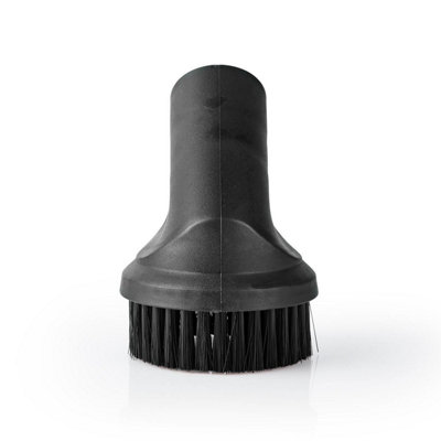 Nedis Dusting BrushRound Dust Brush32mm DiameterUniversal Plastic Hair Attachment For Hard Surfaces And Furniture Cleaning from B&Q
