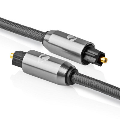 Nedis Profigolf 3M Braided Tos Link Toslink Optical Digital Audio Cable 6mm Lead from B&Q