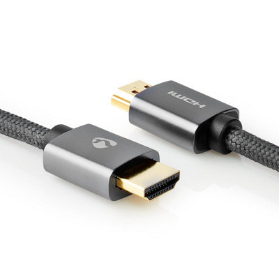 Nedis Profigold Hdmi Cable 1M Ultra Hd 10K 8K Hdmi 2.1 Ethernet 4K 120Hz 8K 60Hz Earc from B&Q
