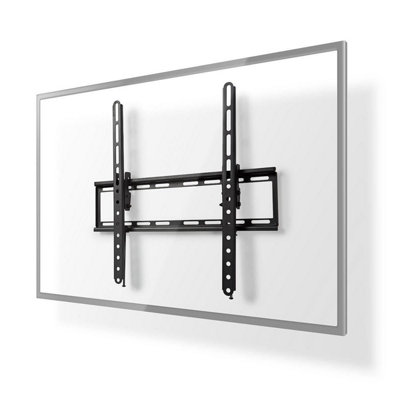 B&Q -  Tiltable Tv Lcd Screen Wall Mount Bracket 2355" Inch Up To 35KgTiltable: 20 DegreesUltra Slim Low ProfileBlack