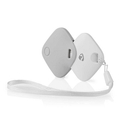 Nedis Mfi Certified Tracker Compatible Locator Apple Find MySmart Tag Locator KeysToolsBagPetsAnd LuggageWhite from B&Q
