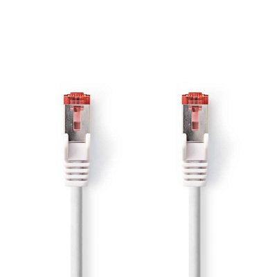 B&Q -  15M Cat6 Ethernet Network Cable S/ftp Lszh Rj45 Male To Rj45 MaleWhite