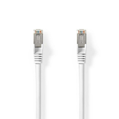 B&Q -  2M Cat 8.1 Network Cable Lszh S/ftp Rj45 Male To Rj45 MaleWhite