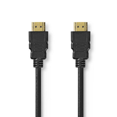 Nedis Hdmi Cable 2M High Speed Ultra Hd 10K 8K Hdmi 2.1 Certified With Ethernet 4K 120Hz 8K 60Hz Earc 48Gbps Hdcp2.3 Hdr10+ Black