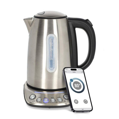 Nedis Smart Kettle 1.7L Temperature Voice & App Control Works With Alexa & Google Home from B&Q